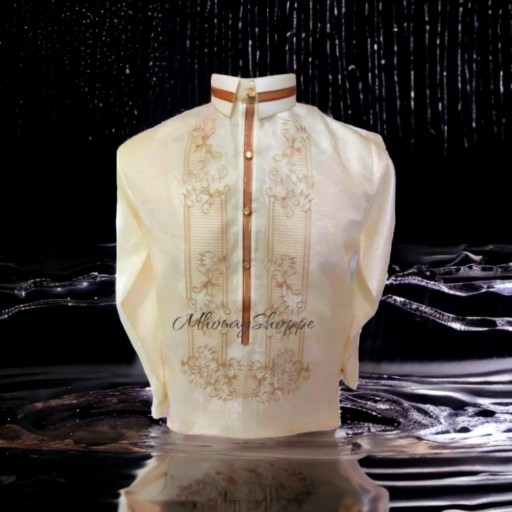 Handmade & Embroidered Men's Barong Tagalog